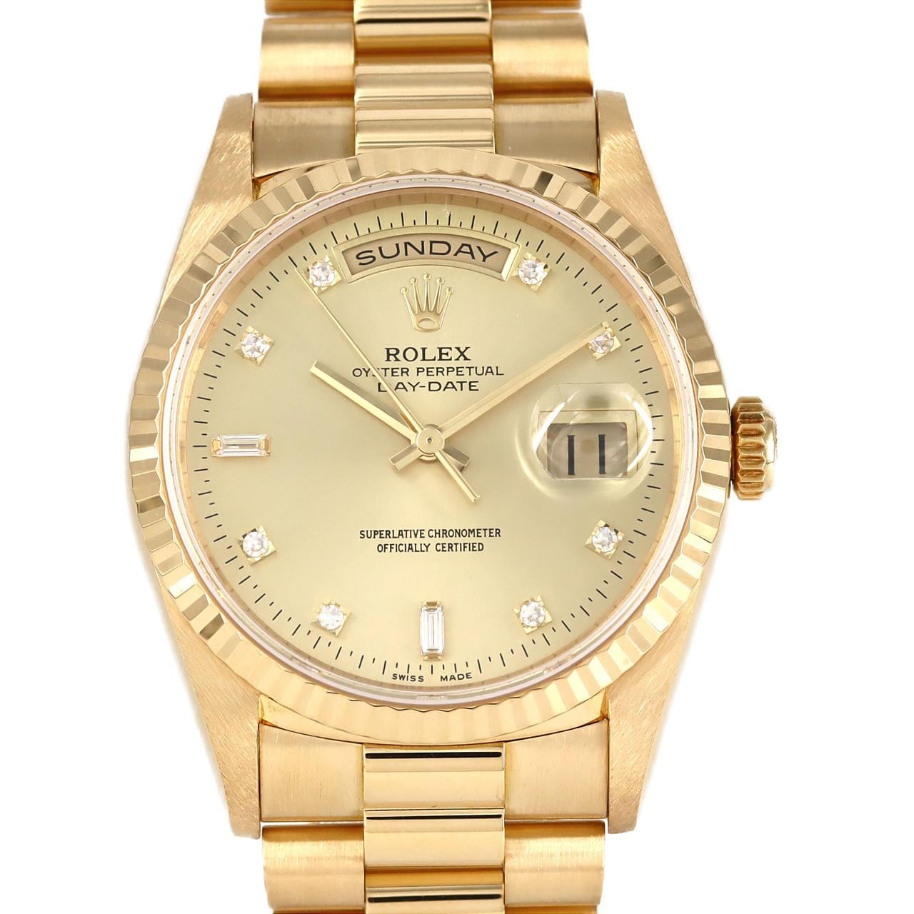 ROLEX Day-Date 18238A. YG Automatic T-series