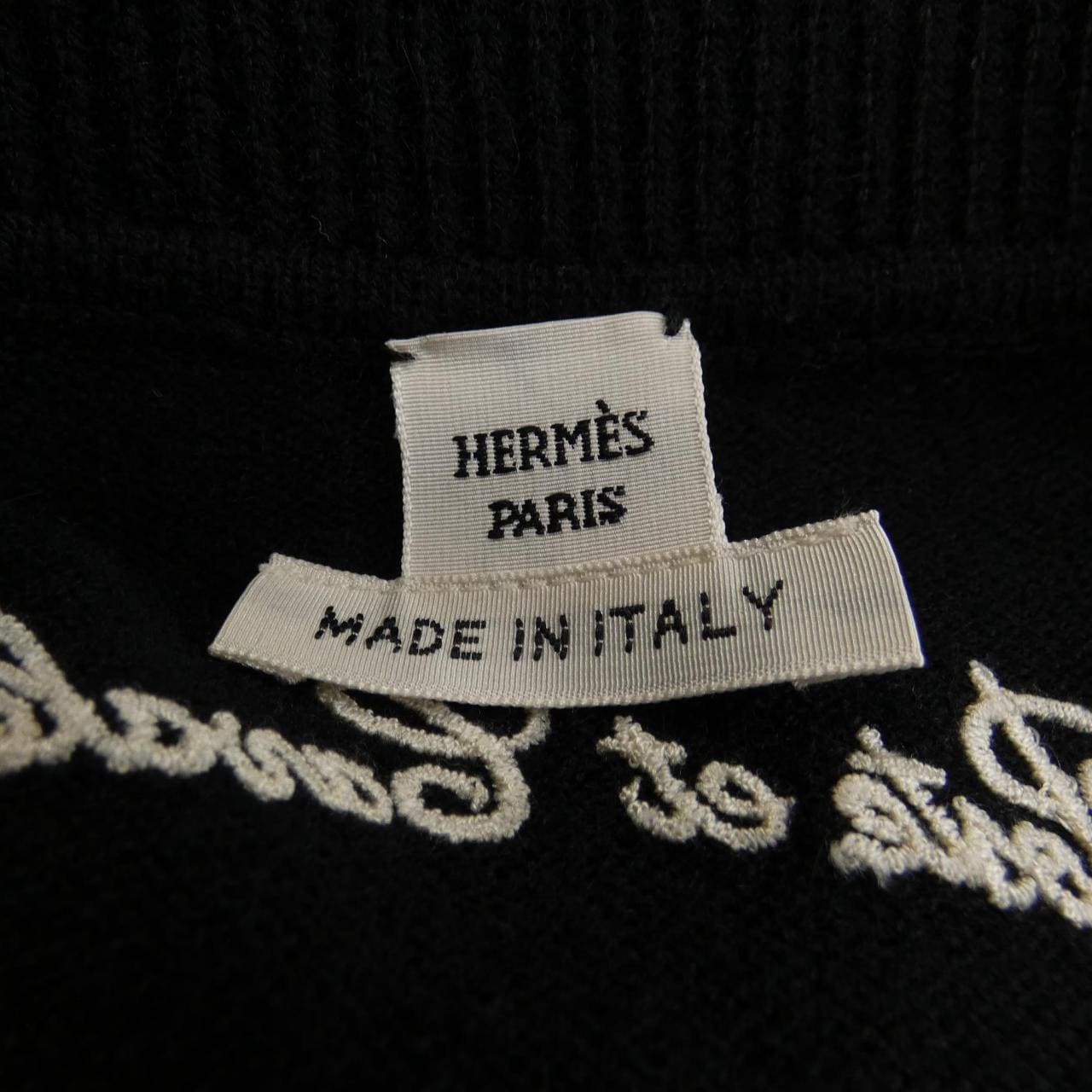 エルメス HERMES POSTE ET CAVALERIE *16-7701. ニット