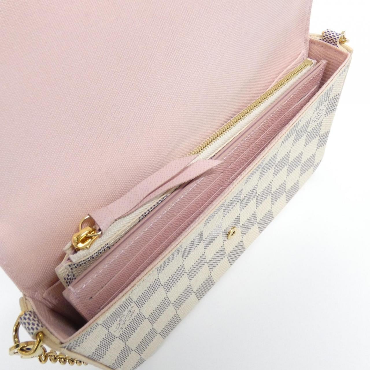 ルイヴィトン ダミエ アズール ポシェット フェリシー N63106 ショルダーバッグ