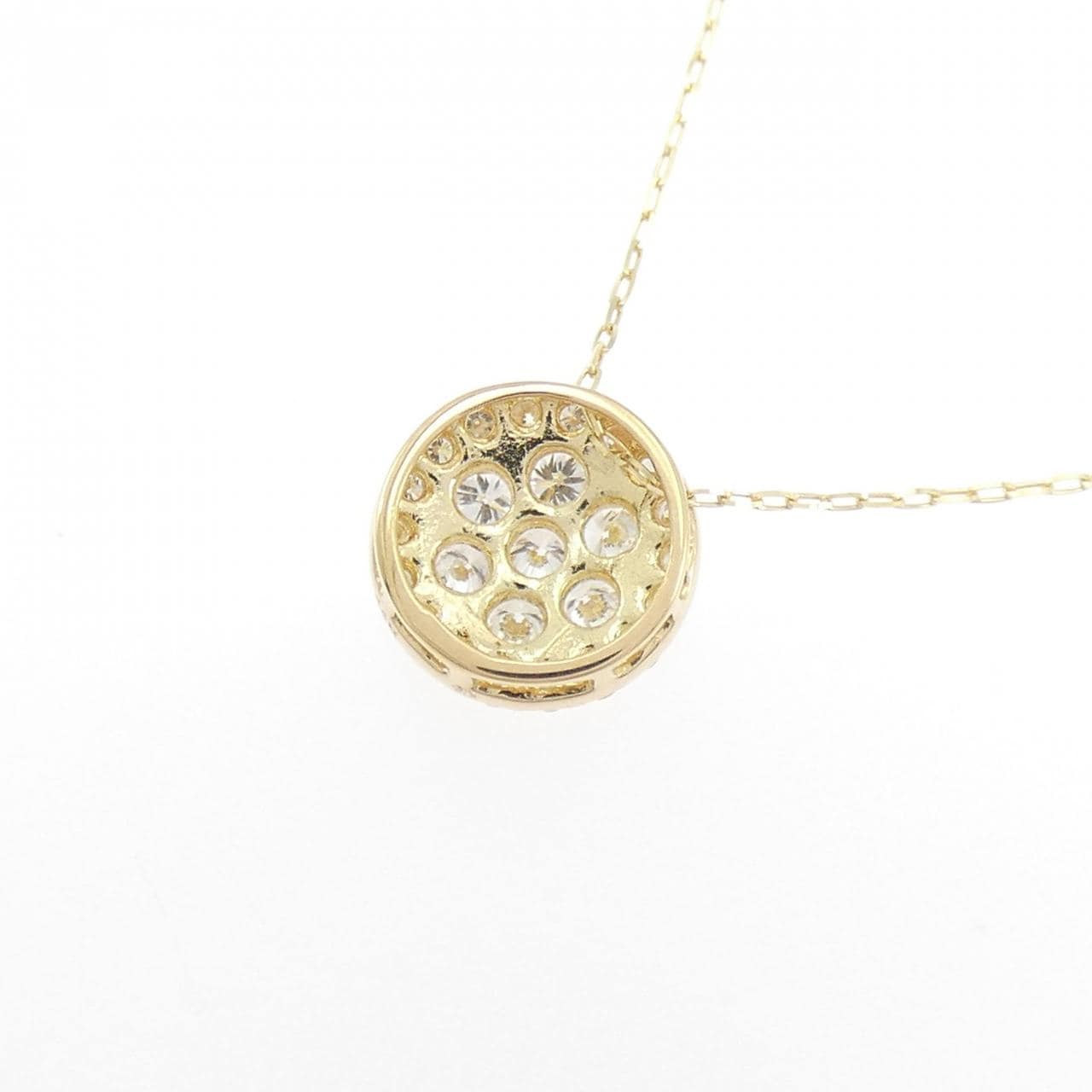 【リメイク】K18YG ダイヤモンド ネックレス 0.30CT