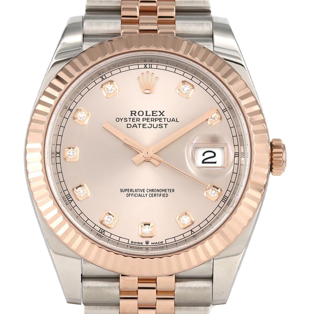 ロレックス デイトジャスト 126331G SSxPG 自動巻 ランダム番