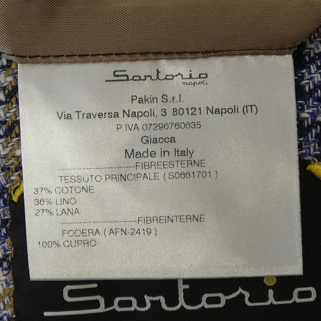 サルトリオ SARTORIO ジャケット