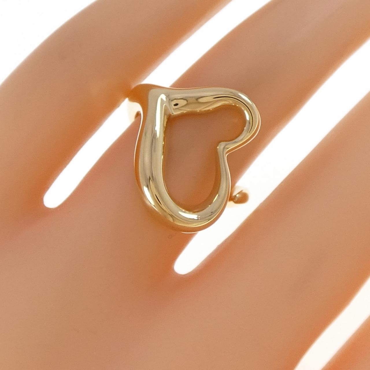 ティファニー オープンハート リング