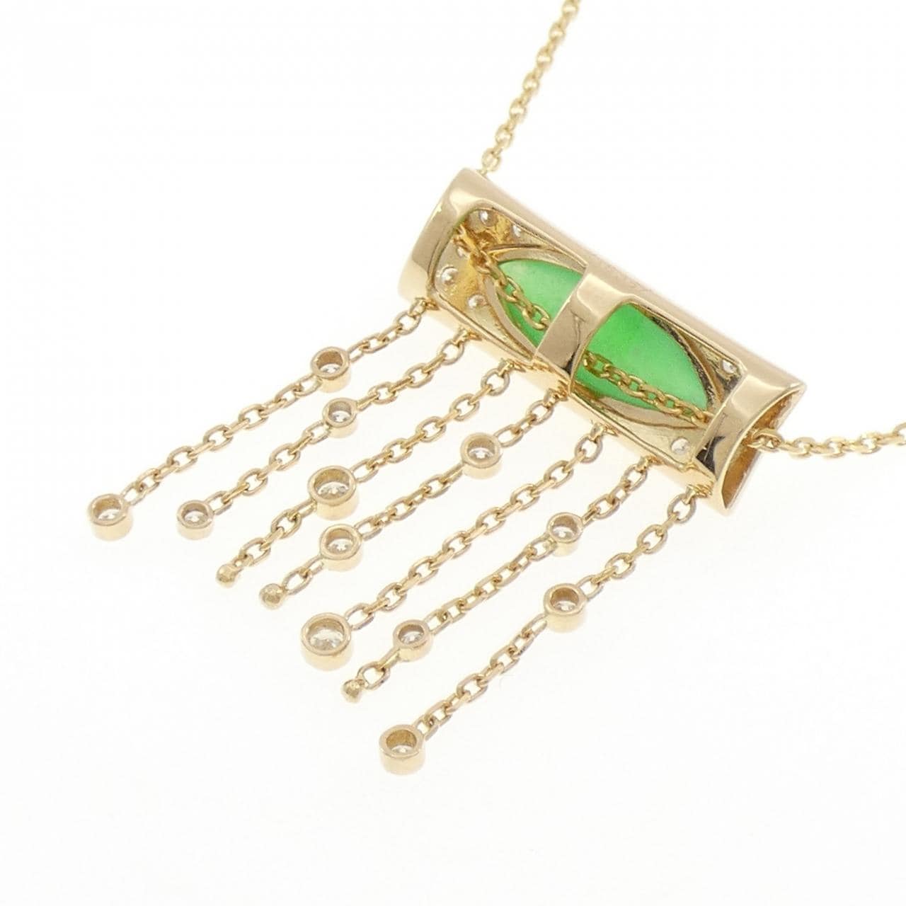 K18YG ヒスイ ネックレス