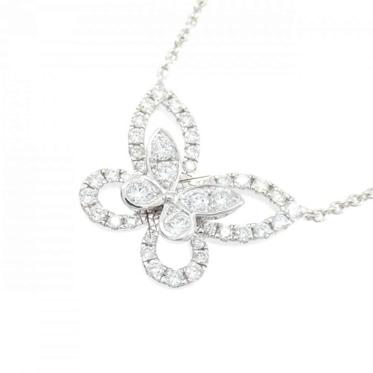 グラフ ミニ バタフライ シルエット ネックレス