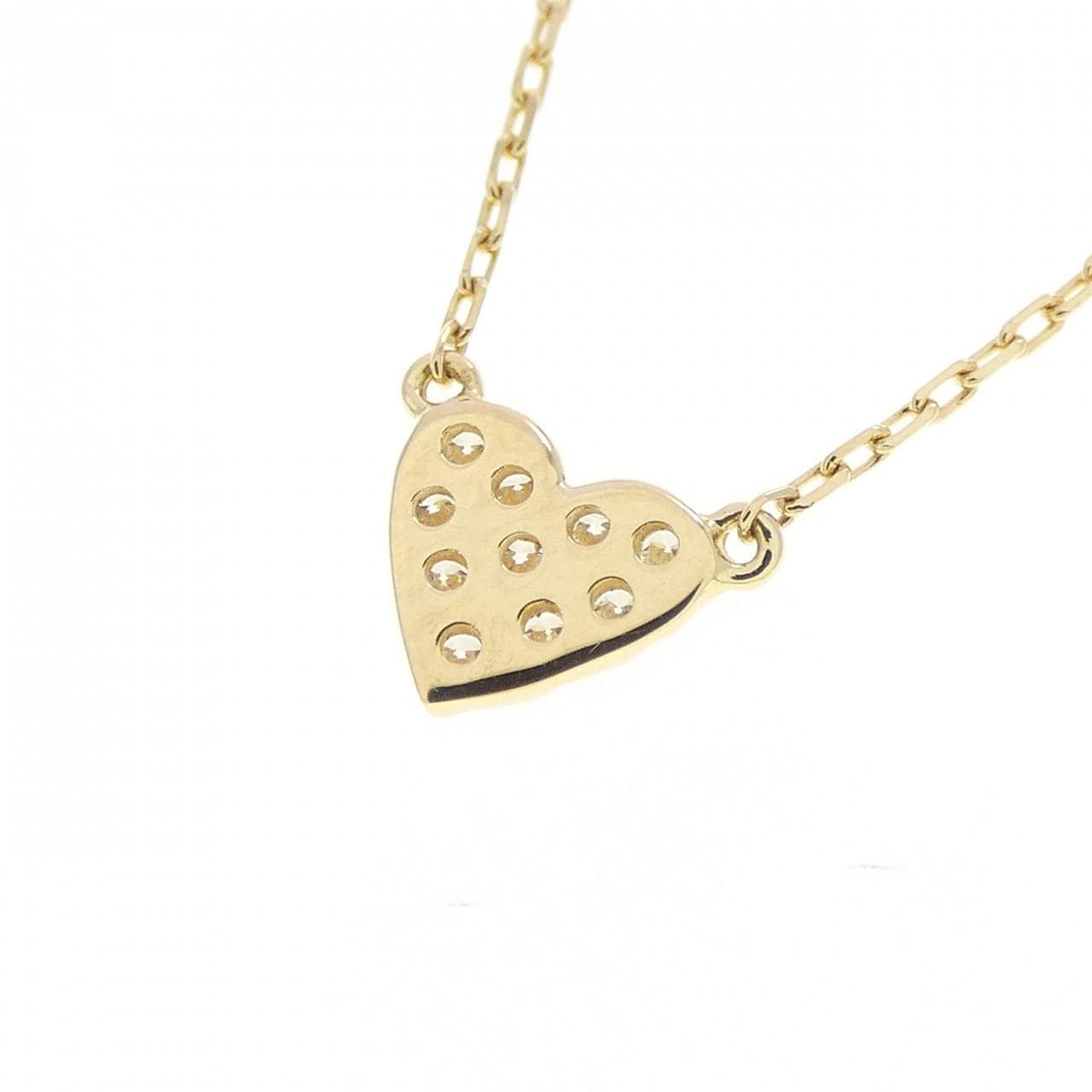 アーカー ハートパヴェ ネックレス 0.05CT