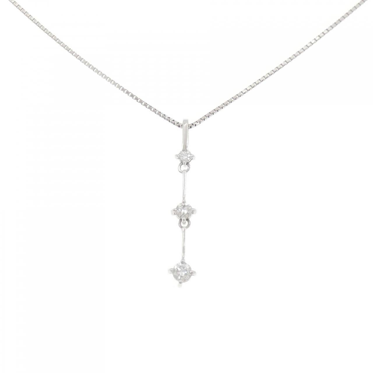 PT900/PT850 ダイヤモンド ネックレス 0.40CT