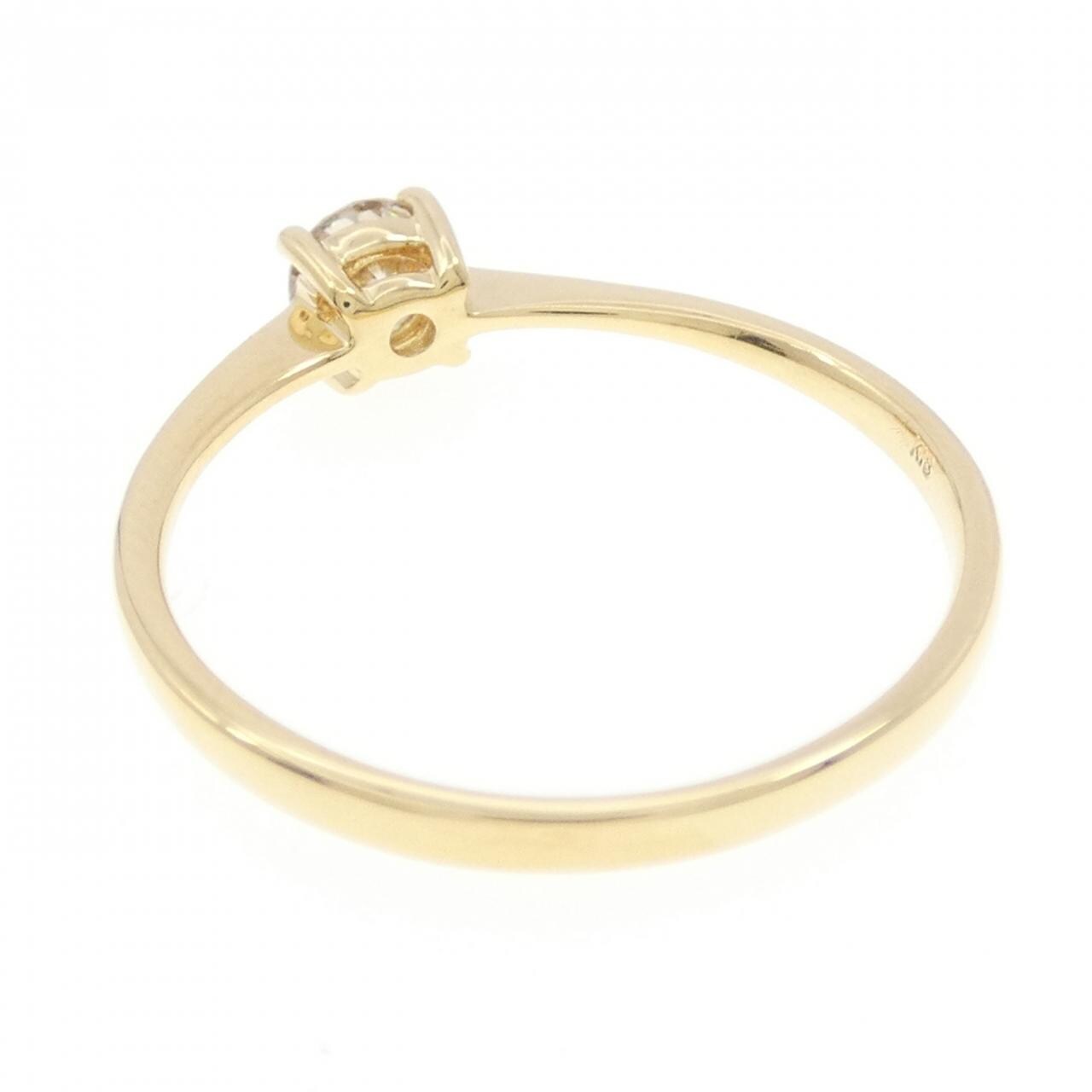 K18YG ダイヤモンド リング 0.25CT