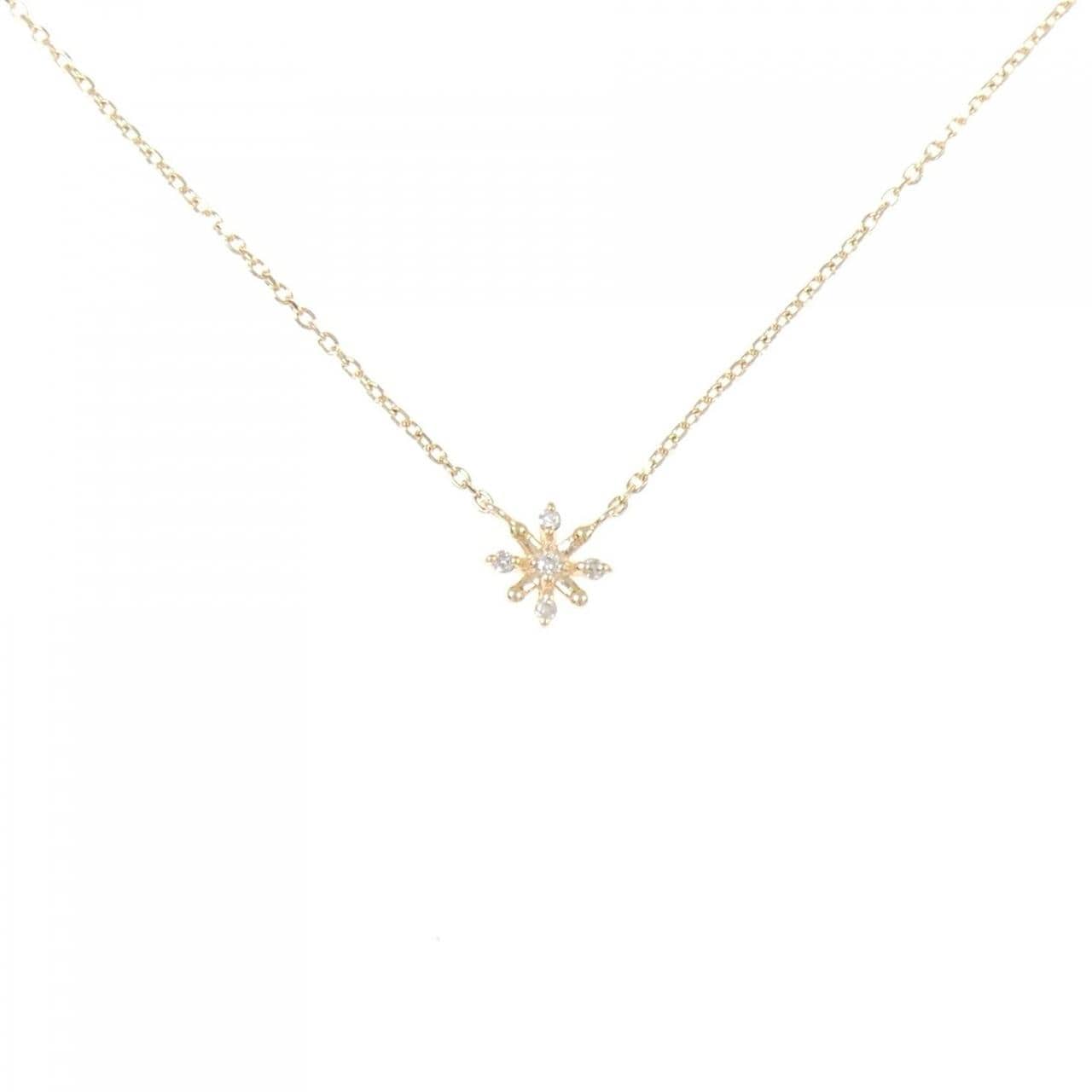 アガット ダイヤモンド ネックレス 0.03CT