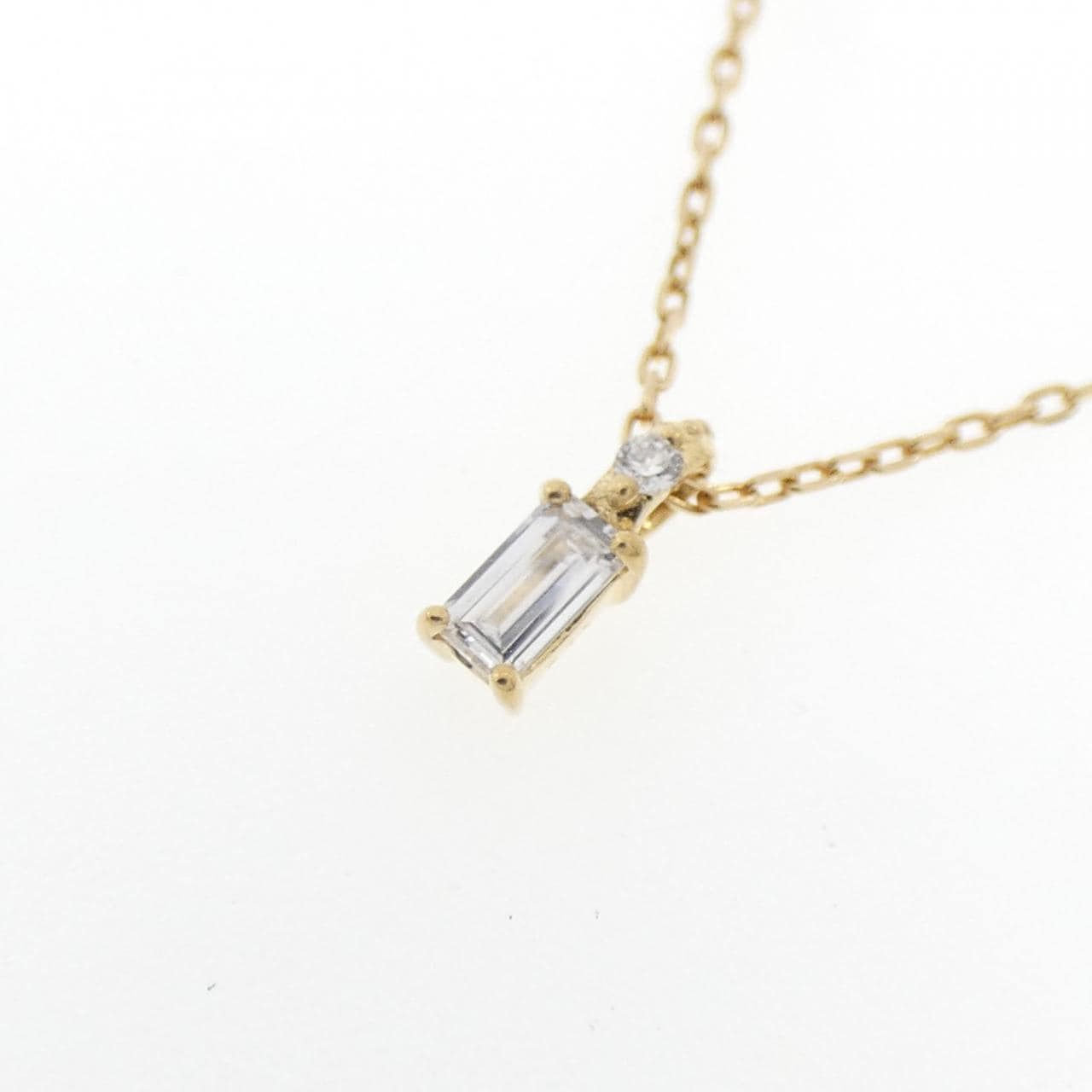 K18YG ダイヤモンド ネックレス 0.08CT