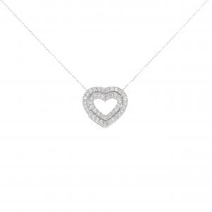 PT 2WAY ハート ダイヤモンド ネックレス 0.47CT