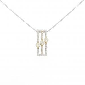 K18YG/K18WG ダイヤモンド ネックレス 1.00CT