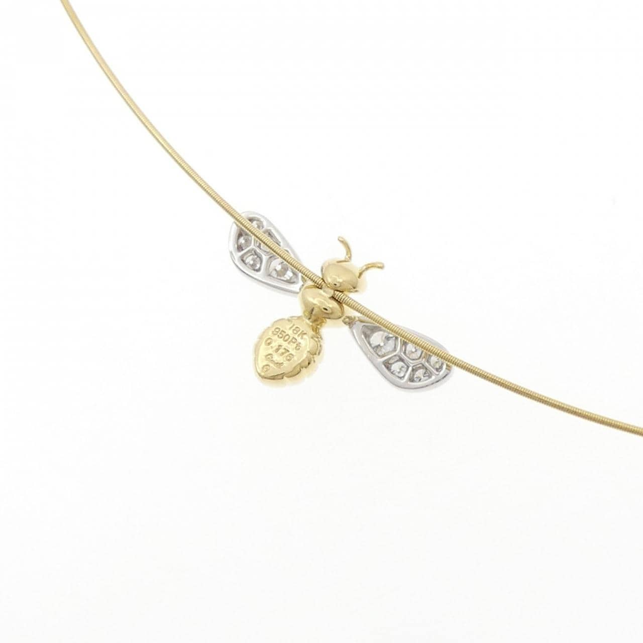 ギメル ビー ダイヤモンド ネックレス 0.176CT