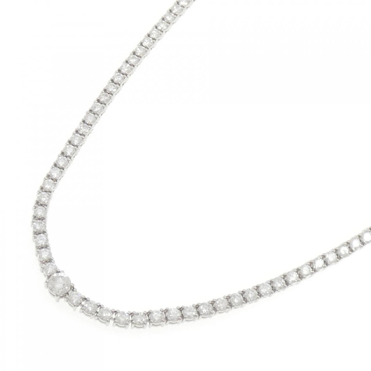 PT850 ダイヤモンド ネックレス 10.00CT