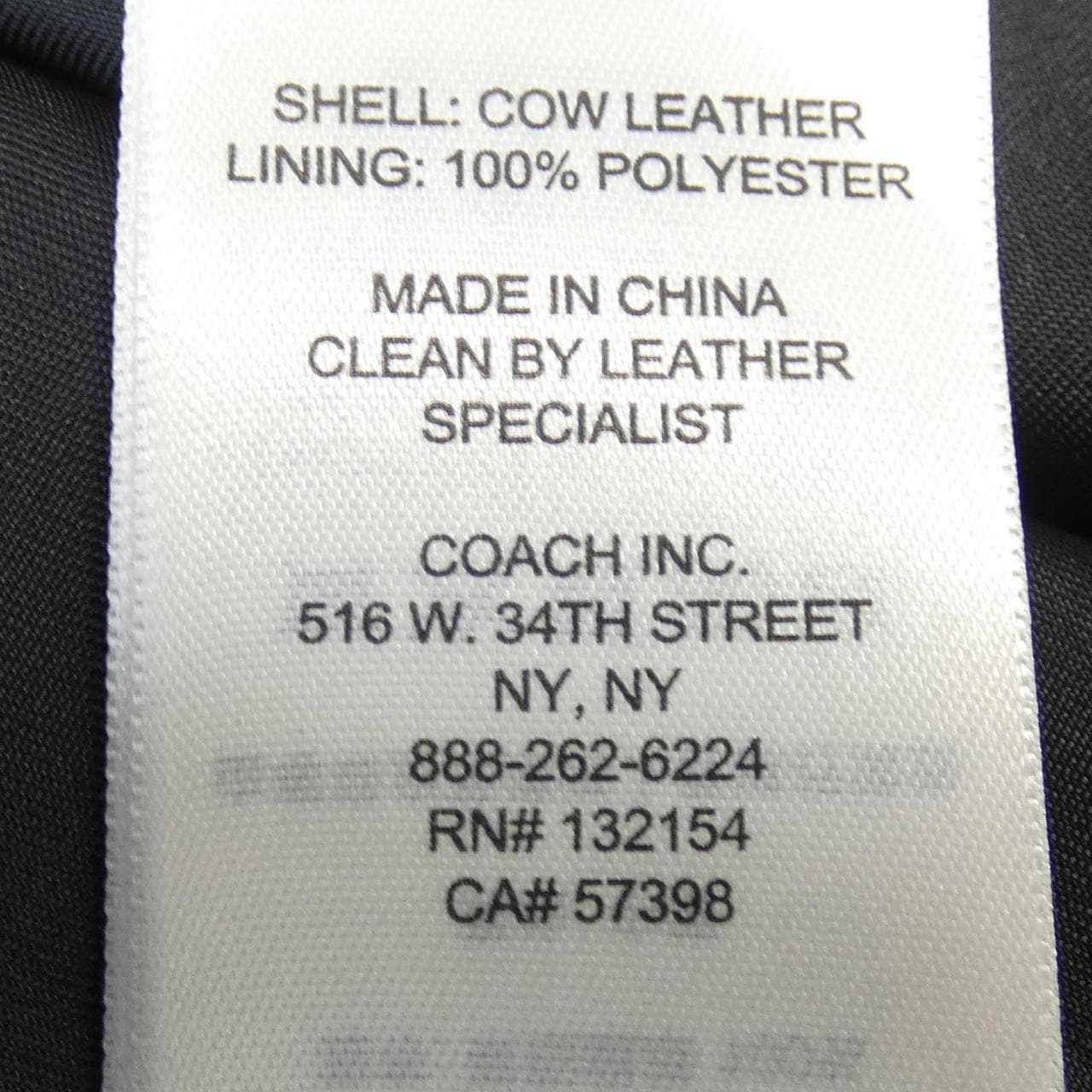コーチ COACH F86594 レザーライダースジャケット