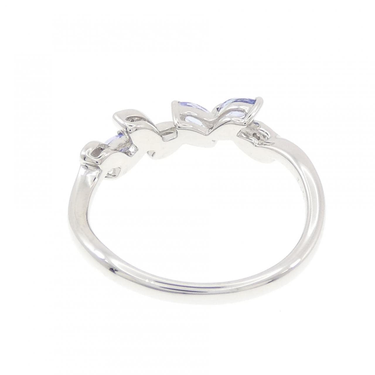 K18WG タンザナイト リング 0.20CT