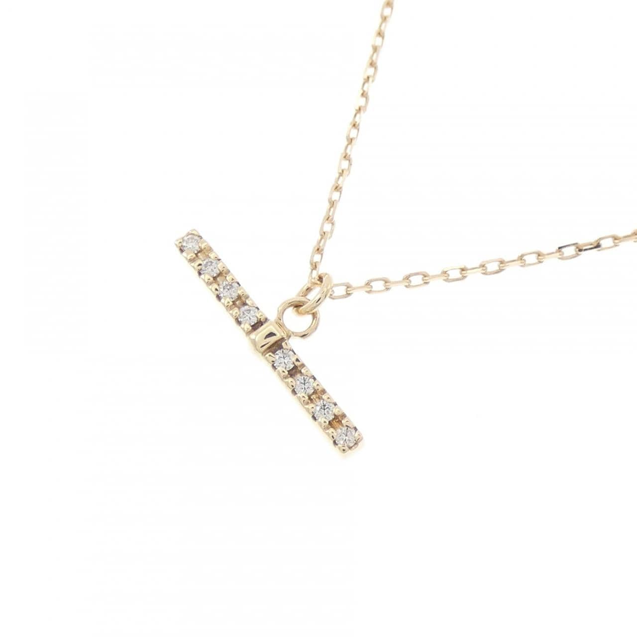 アガット ダイヤモンド ネックレス 0.02CT