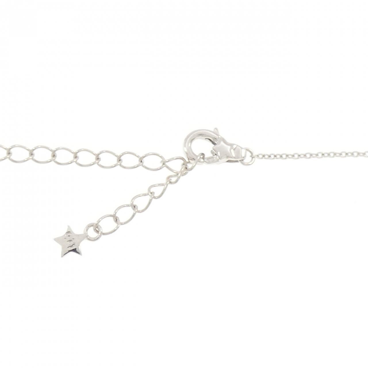 スタージュエリー クロス ダイヤモンド ネックレス 0.11CT