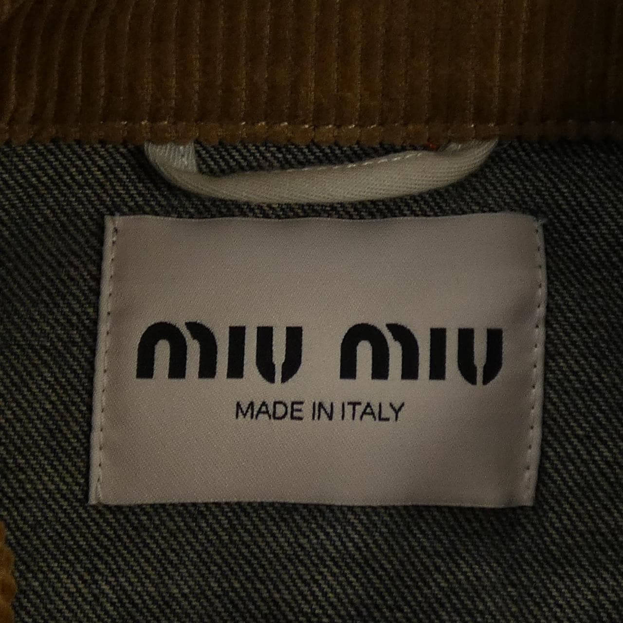 ミュウミュウ MIU MIU GWB235 SOOO 1567 デニムジャケット