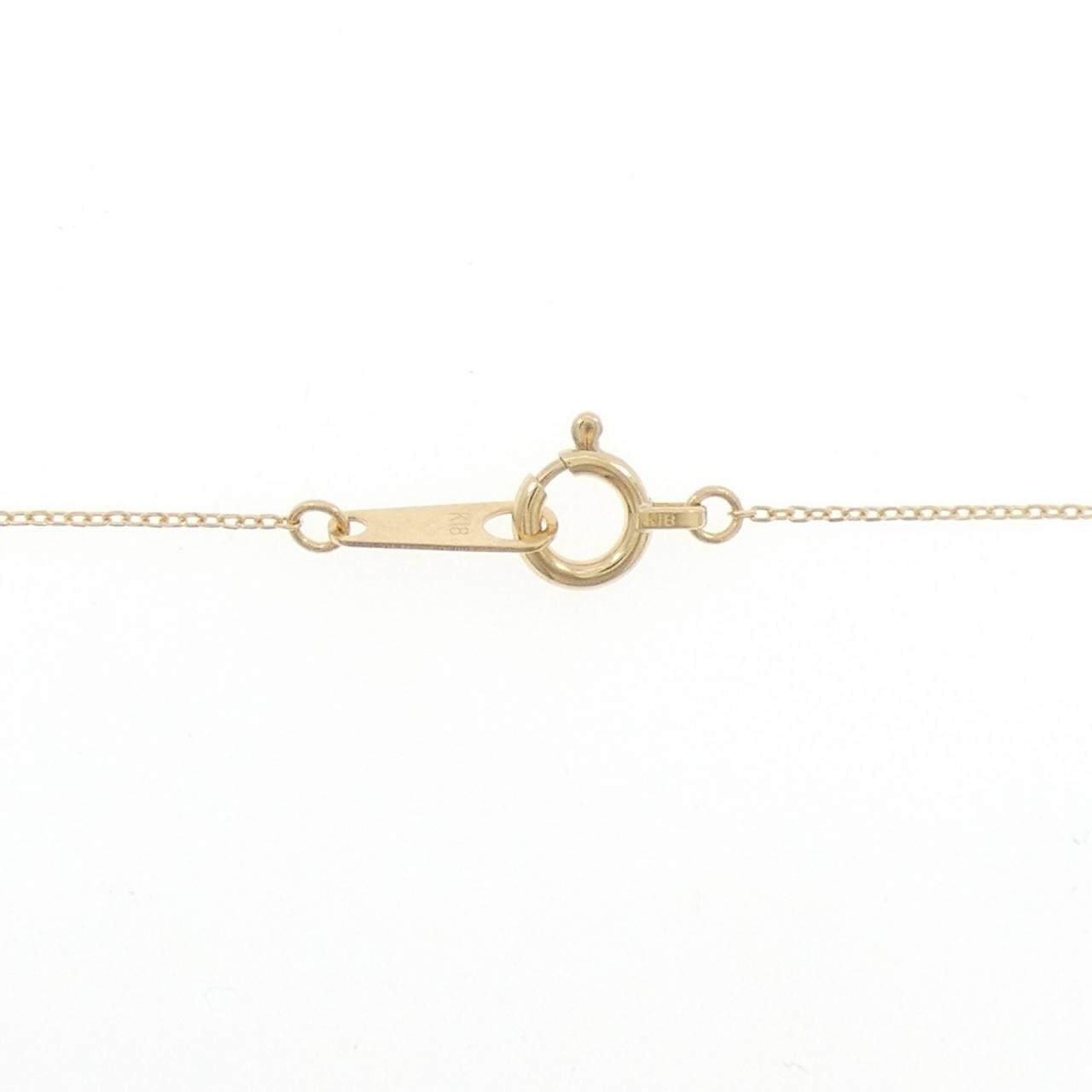 K18YG ダイヤモンド ネックレス 0.081CT