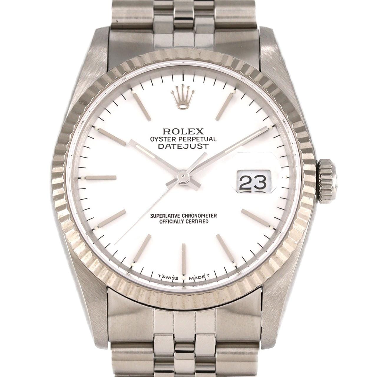 ロレックス デイトジャスト 16234 SSxWG 自動巻 E番