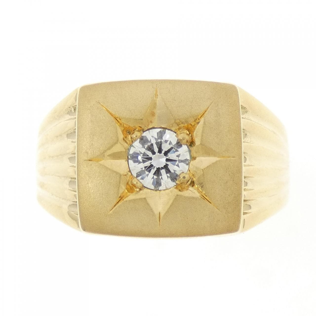 K18YG ダイヤモンド リング 0.298CT