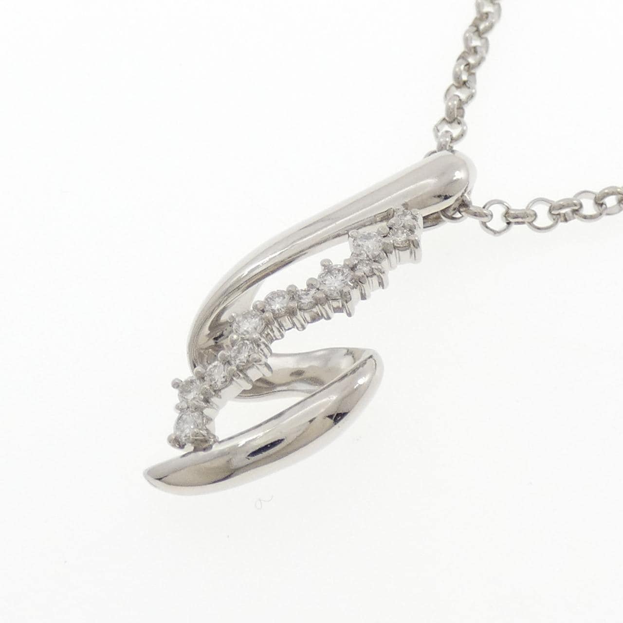 PT900/PT850 ダイヤモンド ネックレス 0.30CT