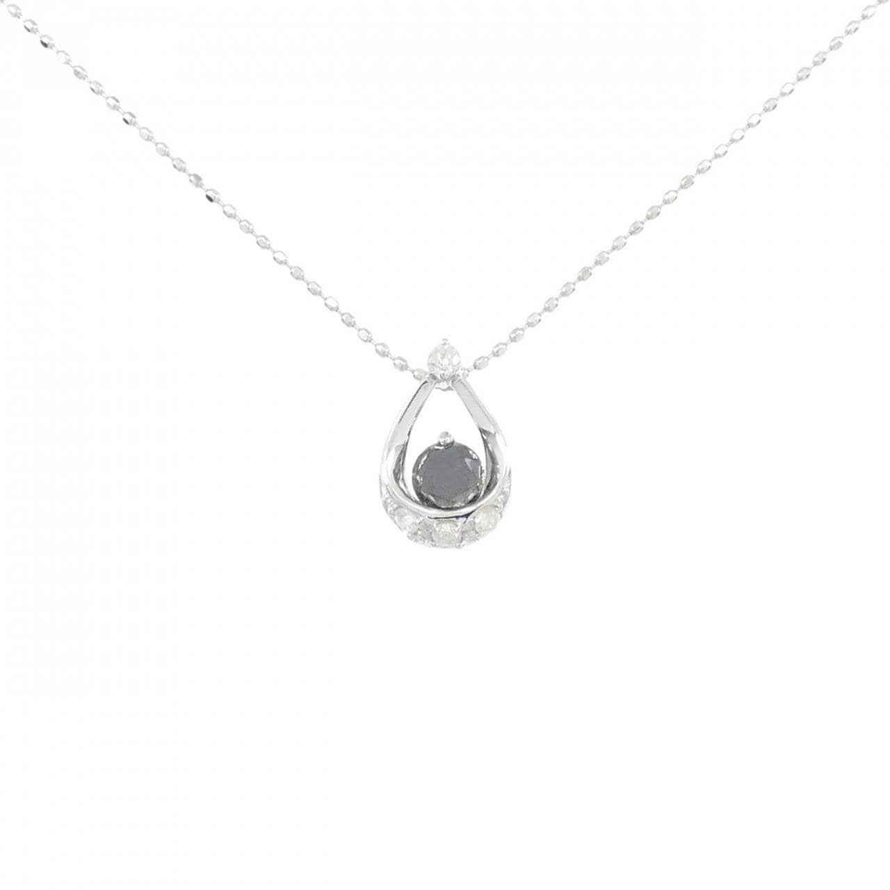 K18WG ダイヤモンド ネックレス 0.30CT