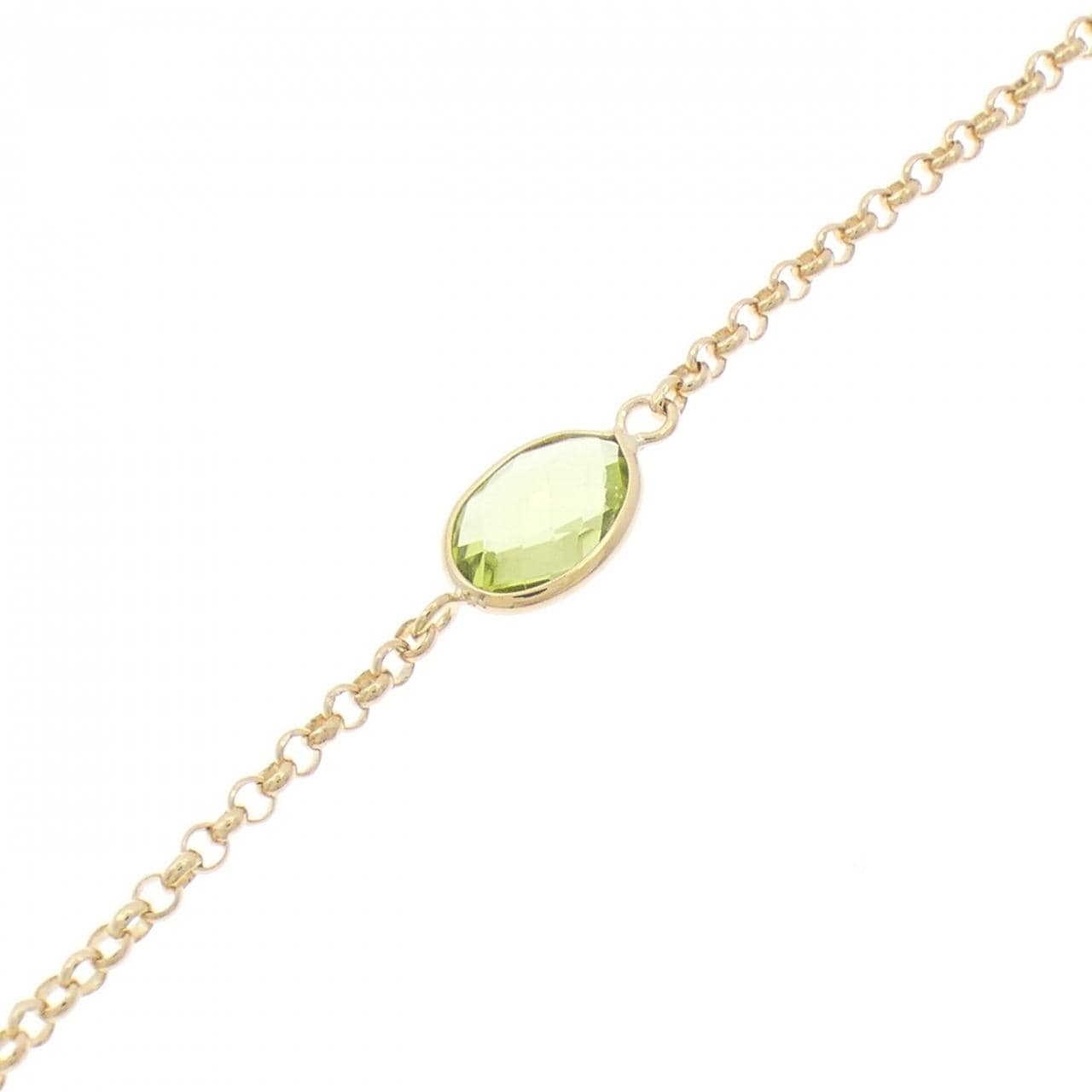 K18YG カラーストーン ネックレス