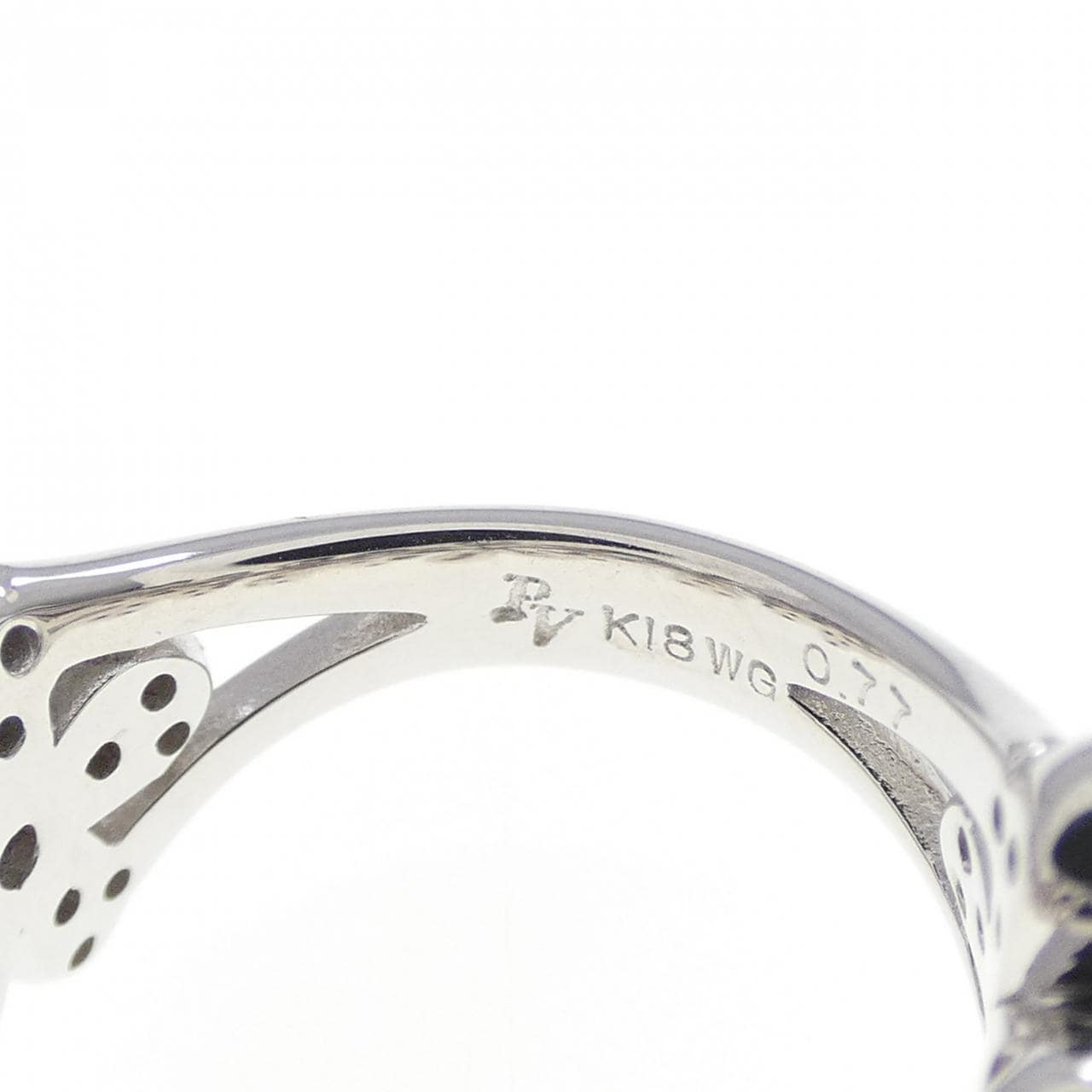 ポンテヴェキオ フラワー リング 0.77CT