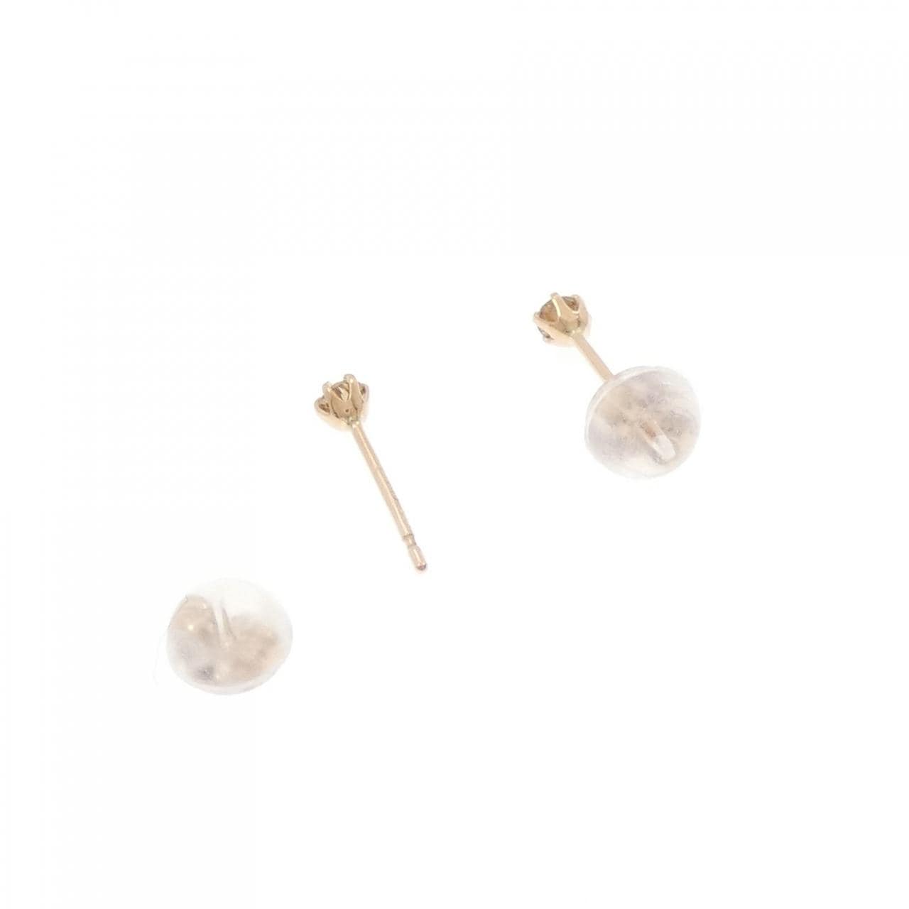 K18PG ダイヤモンド ピアス 0.10CT
