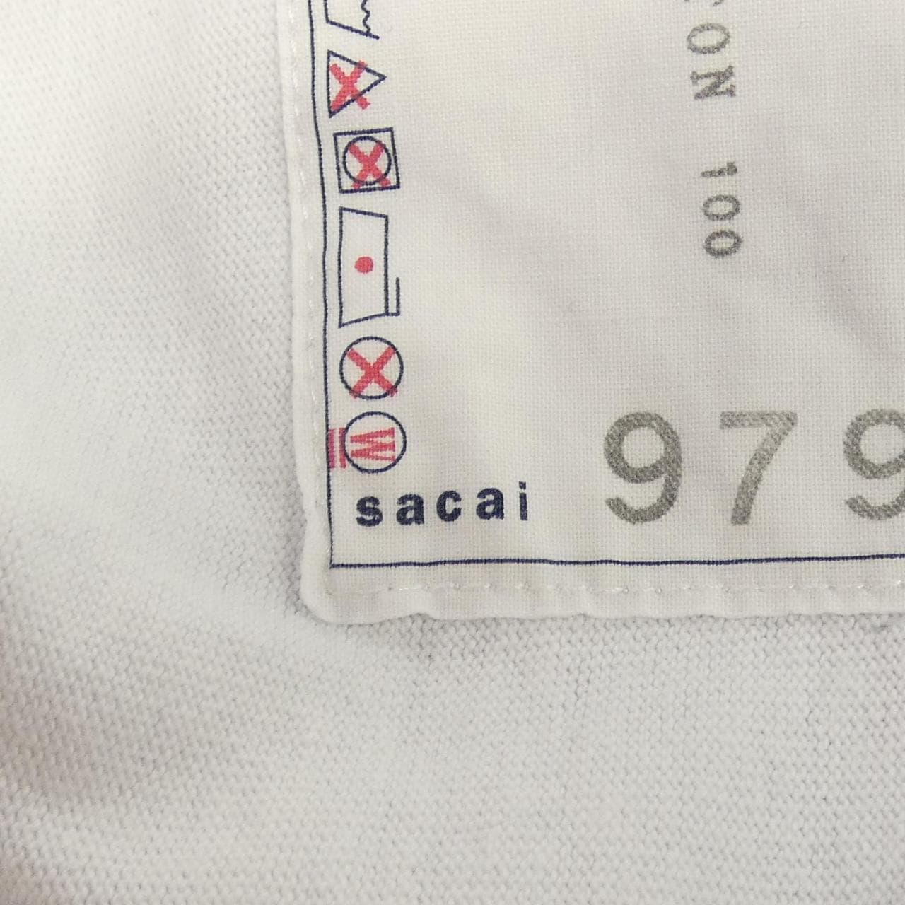 サカイ SACAI FLOCK PRINT T-SHIRT 25-0979S UNISEX Tシャツ