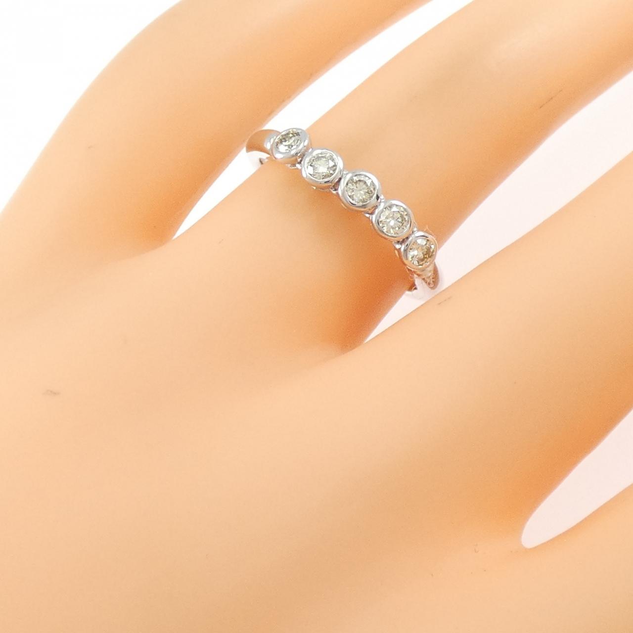 K18WG ダイヤモンド リング 0.24CT