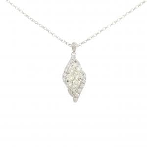 K18WG ダイヤモンド ネックレス 1.00CT