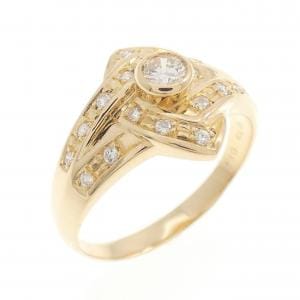 K18YG ダイヤモンド リング 0.15CT