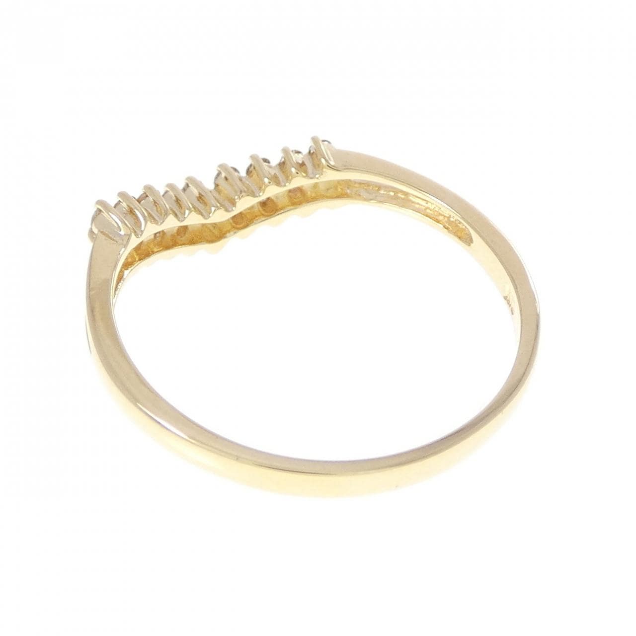 K18YG ダイヤモンド リング 0.15CT