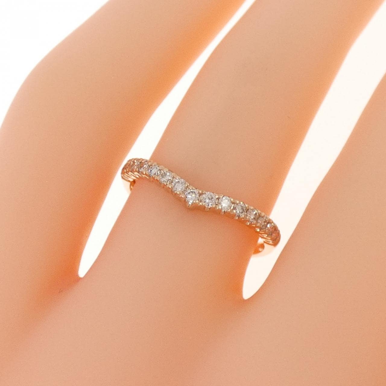 K10PG ダイヤモンド リング 0.20CT