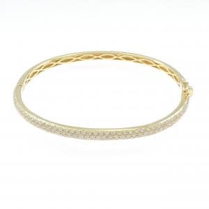 K18YG ダイヤモンド バングル 1.62CT