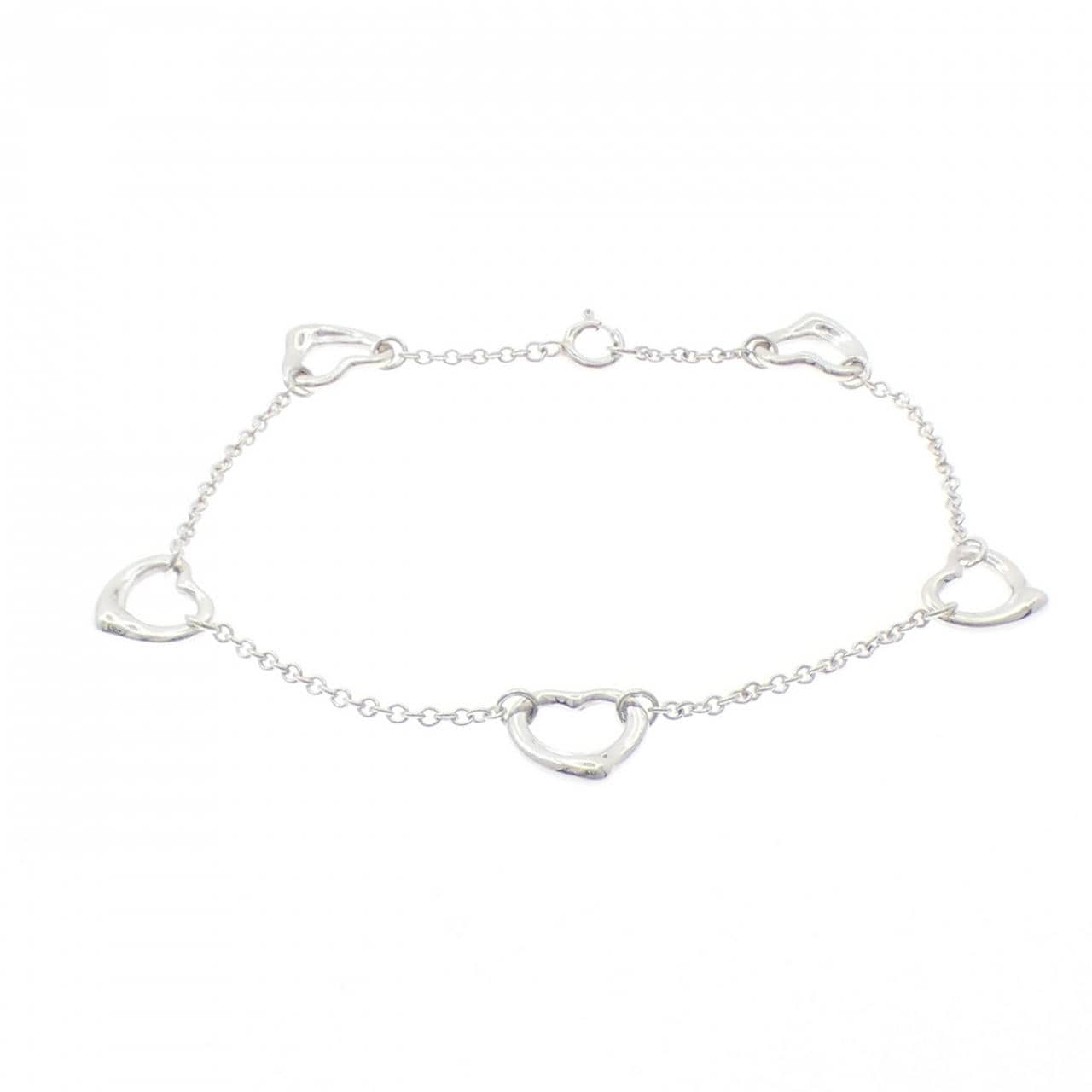 ティファニー オープンハート 5P ブレスレット