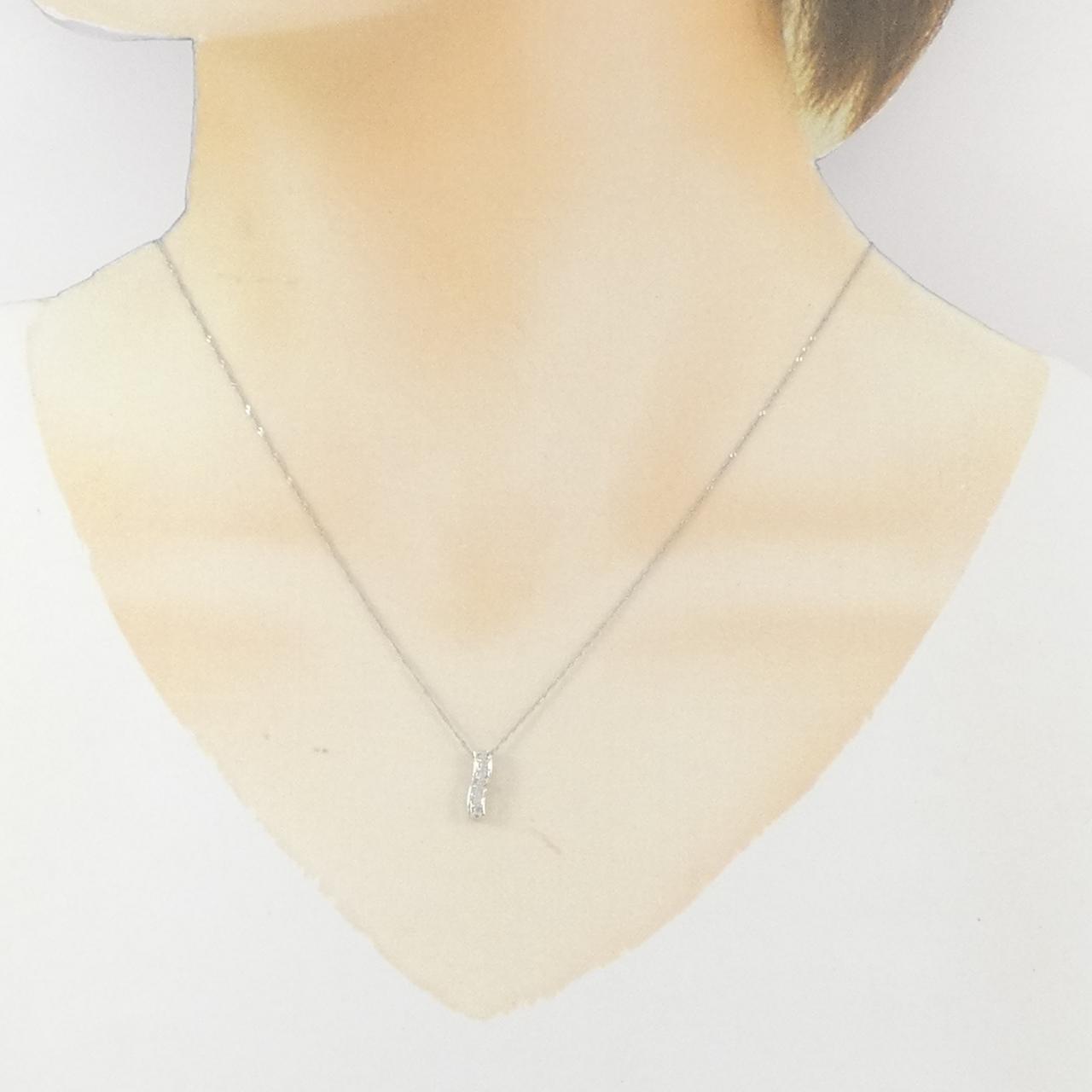 PT1000/PT850 ダイヤモンド ネックレス 0.1CT