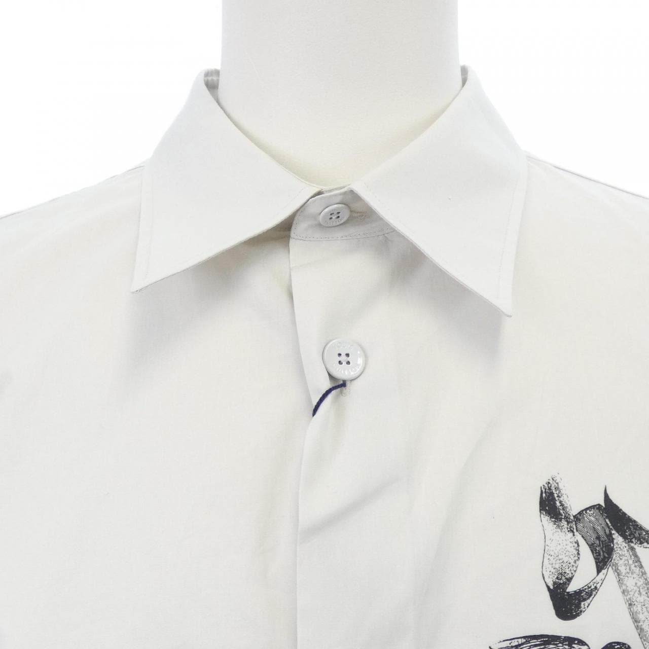 ルイヴィトン LOUIS VUITTON プリンテッドショートスリーブコットンシャツ HPS72WAVE S／Sシャツ