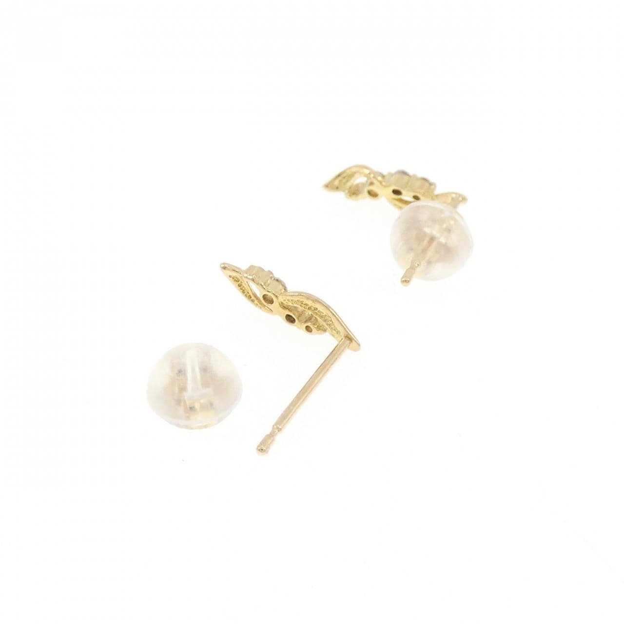 K18YG ダイヤモンド ピアス 0.06CT