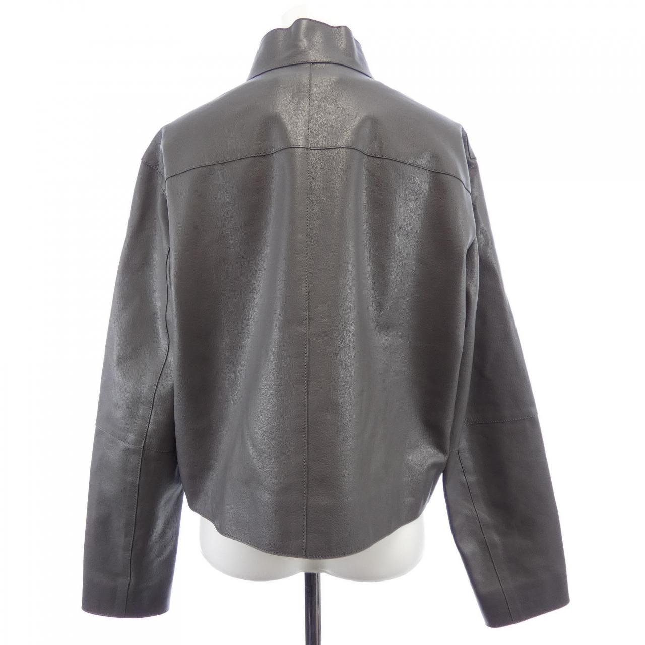 エルメス HERMES シティ カルトゥッシュ クルードセル 5H1151D7 レザージャケット