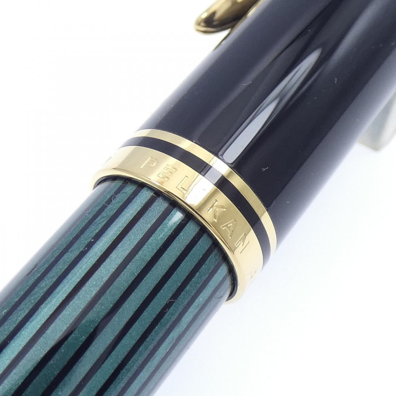 橄榄石M600绿条纹钢笔