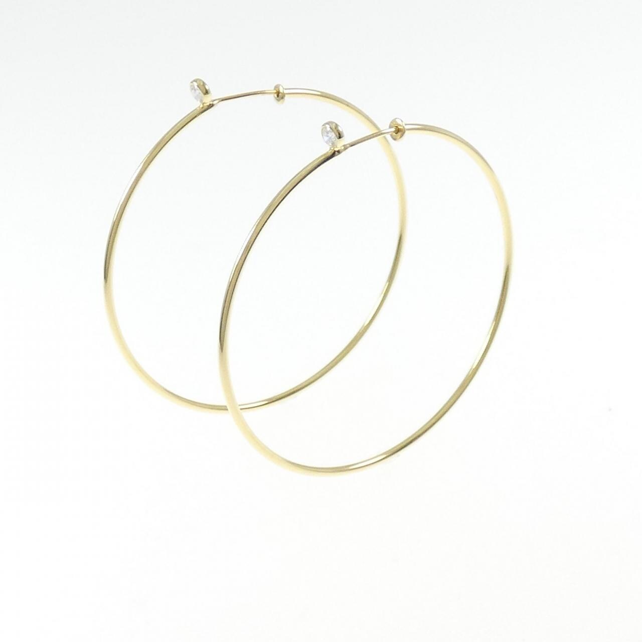 TIFFANY Diamond hoop earrings