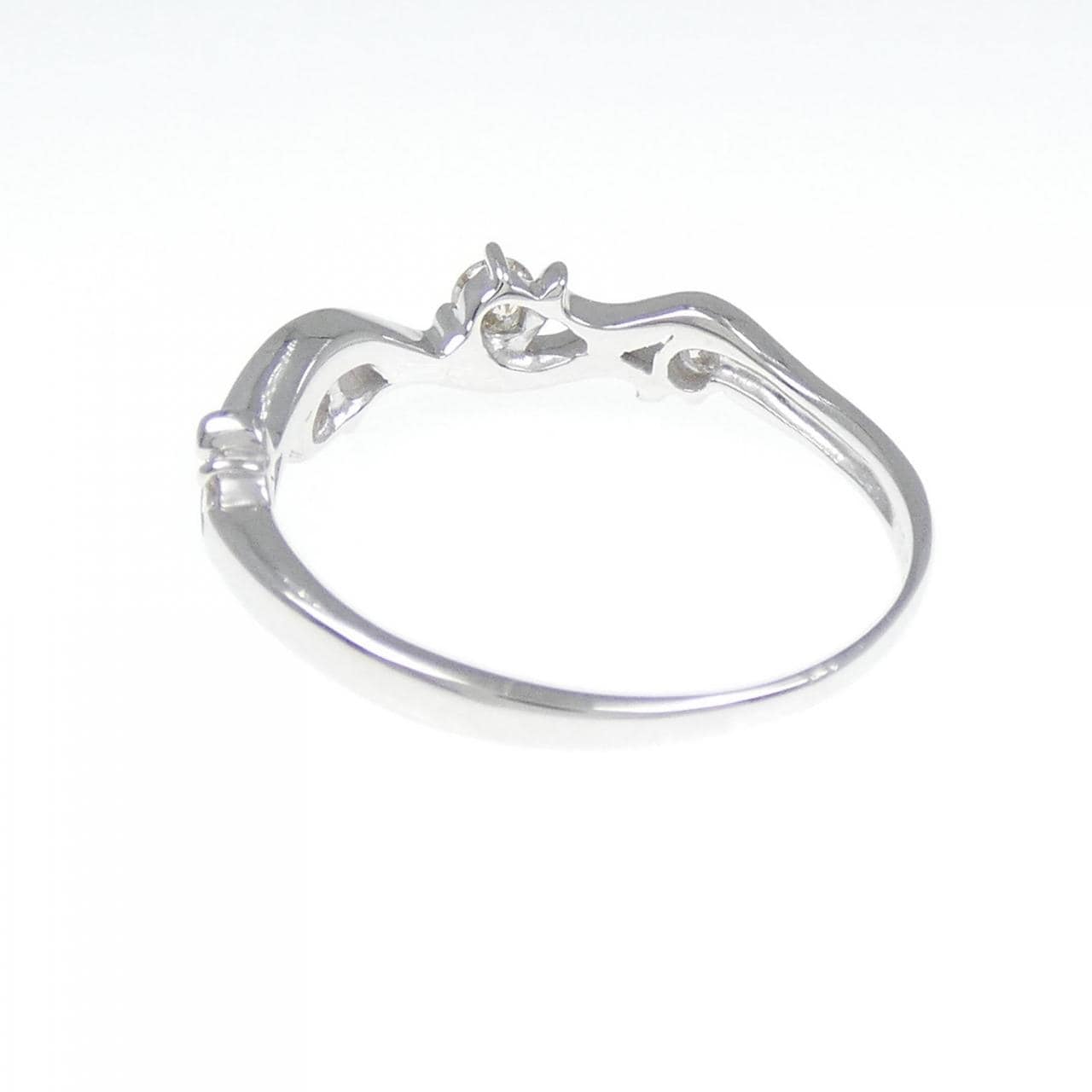 K18WG ダイヤモンド リング 0.21CT