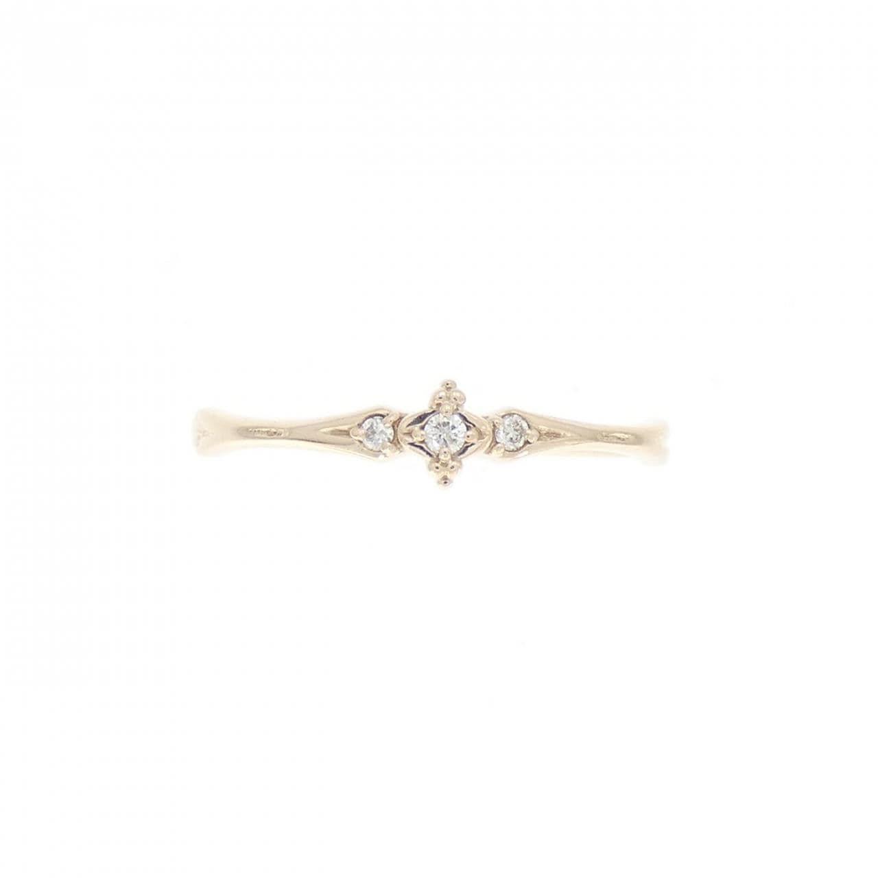 アガット ダイヤモンド リング 0.034CT