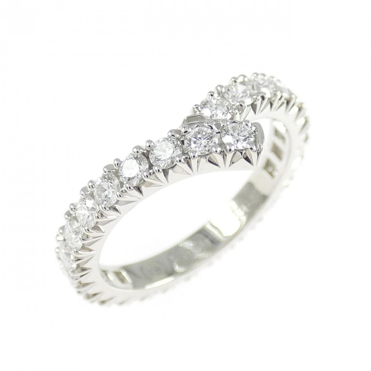 ハリーウィンストン リボン バンド リング