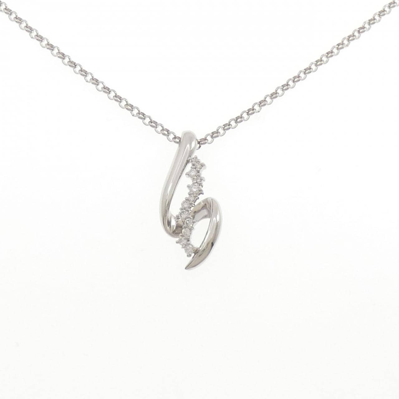 PT900/PT850 ダイヤモンド ネックレス 0.30CT