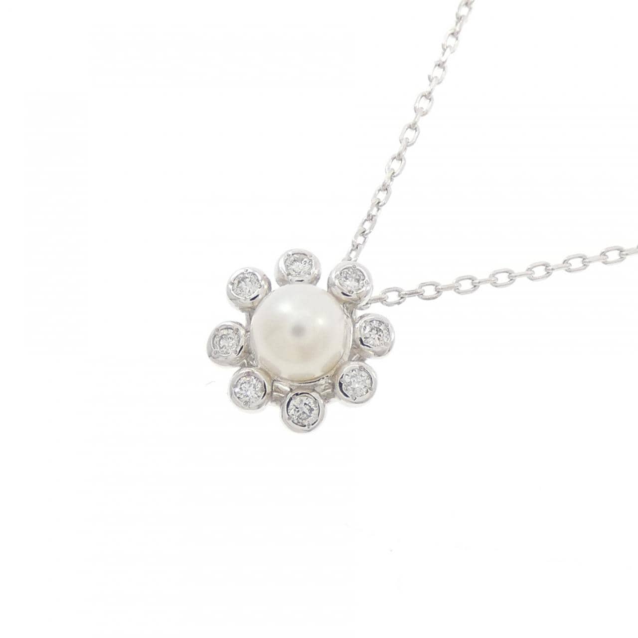 K18WG アコヤパール ネックレス 4.2mm